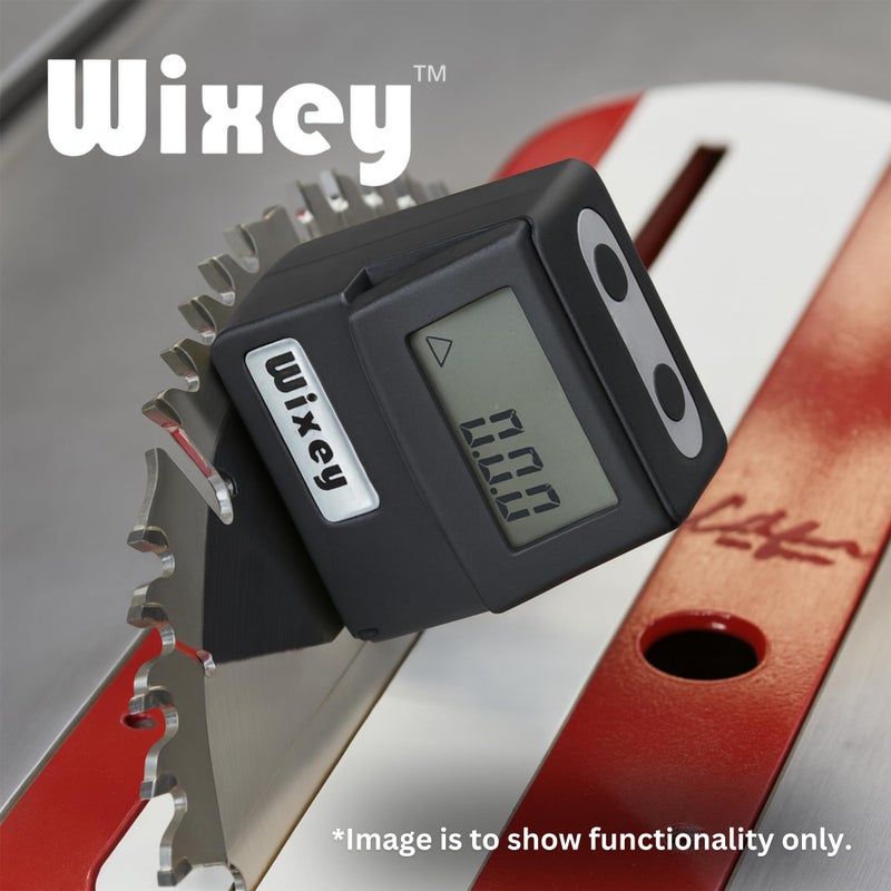 Wixey Digital Angle Gauge w/Flip-Out Displayâ€“Easy-to-Read Magnetic Digital Angle Finder for Setting The Angles of Jointer Fences & More â€“ Perfect Ultra-Precise Measuring Tools for Woodworking Tasks - Image 3
